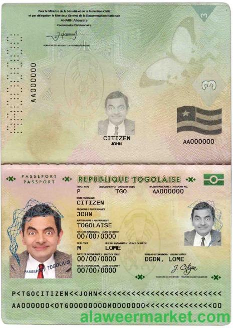 Togo passport